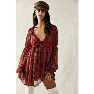 Free‎ people pennie babydoll floral dress